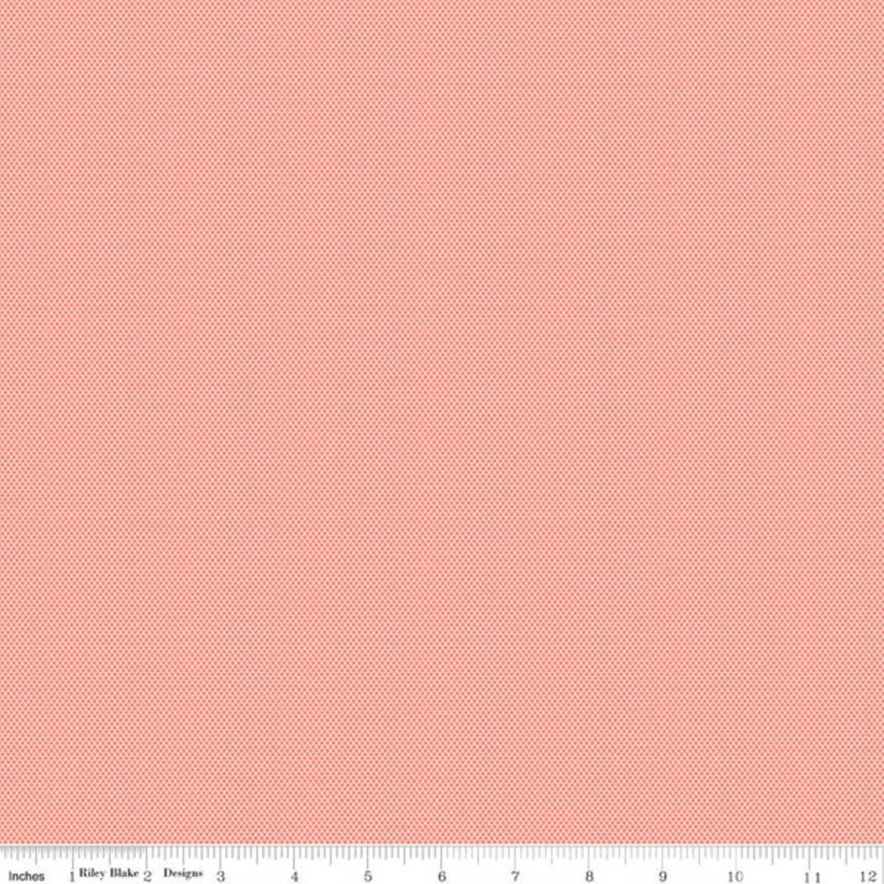 Fabric Riley Blake Coral POParazzi by the Quarter Yard C805-CORAL